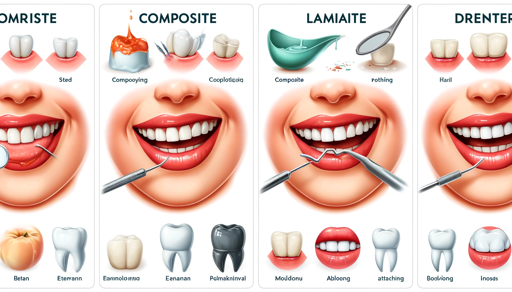 تفاوت‌های کلیدی بین کامپوزیت و لمینت دندان