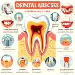 آبسه دندان، شامل انواع آبسه، علل، علائم، روش‌های تشخیص، گزینه‌های درمان و نکات پیشگیری