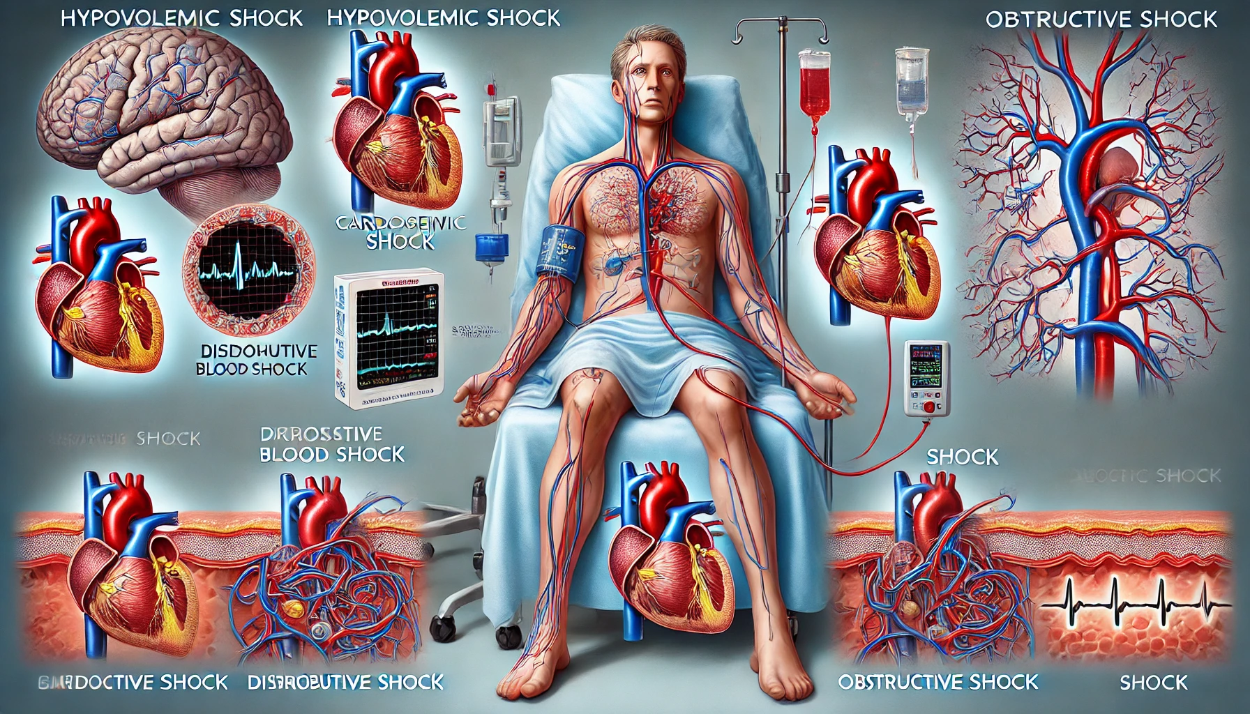 انواع شوک: تعریف، علل، علائم و مدیریت بر اساس کتاب Tintinalli’s Emergency Medicine Manual